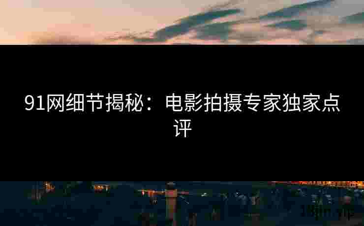 91网细节揭秘：电影拍摄专家独家点评
